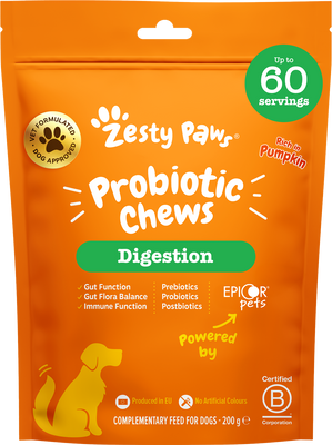 Zesty Paws Probiotic Chews 60 tablet