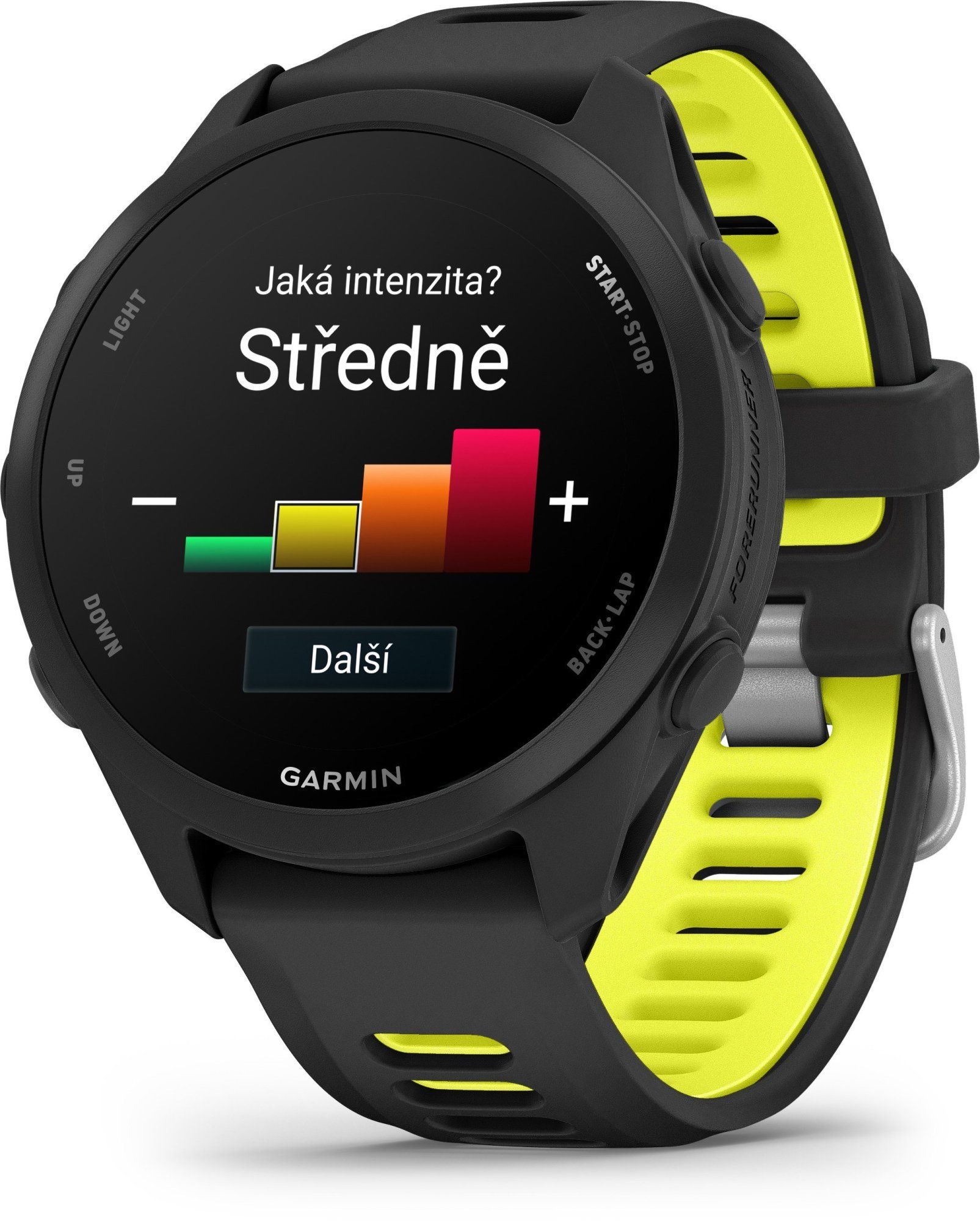 Garmin Forerunner 170 Music - Black s řemínkem Black / Amp Yellow