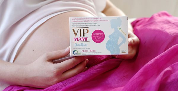VIP mami Quattro, doplněk stravy, kojení, těhotenství, mateřství