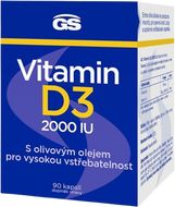 GS Vitamin D3 2000 IU 90 kapslí