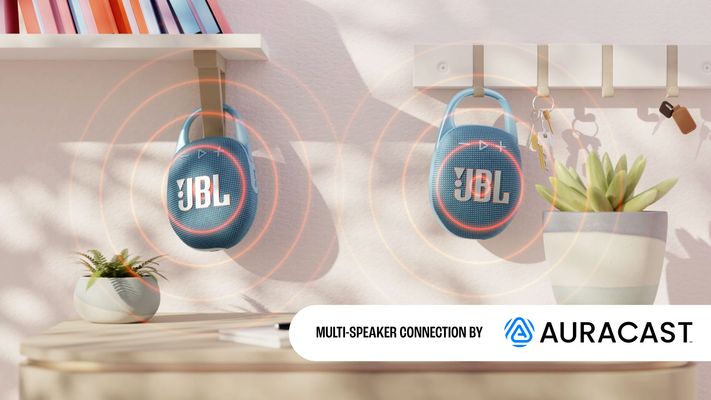 JBL Clip 5 Blue Mini bezdrátový reproduktor