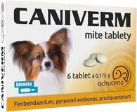 Caniverm pro psy a kočky 6 tablet