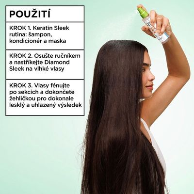 Garnier Fructis Diamond Sleek sprej 150 ml