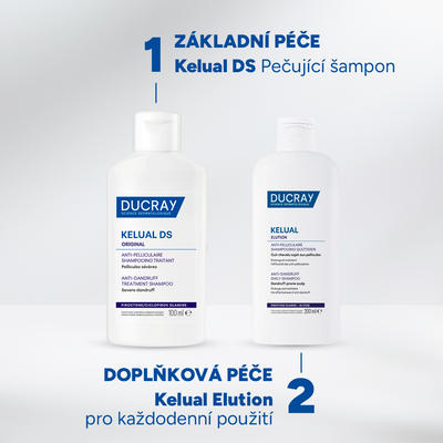 Ducray Kelual DS šampon redukce tvorby lupů 100 ml