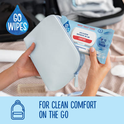 GoWipes Vlhčený toaletní papír Comfort 44 ks