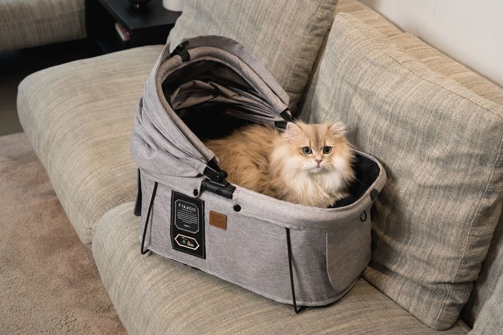 FIKAGO Nosič pro psy a kočky Sway2 Grey Husky