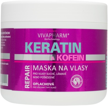 VivaPharm Keratinová vlasová maska 600 ml