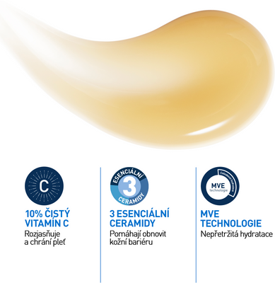 CeraVe sérum s vitaminem C pro obnovu pleti s 3 esenciálními ceramidy, kyselinou hyaluronovou a vitaminem B5 30 ml