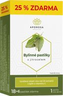 Aporosa Bylinné pastilky s jitrocelem 24 pastilek