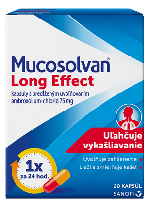 mucosolvan retard , vlhký kašeľ