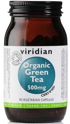Viridian 100% Organic Green Tea 90 kapslí