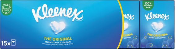 Kleenex Original Mini Hanks papírové kapesníky 15 balení