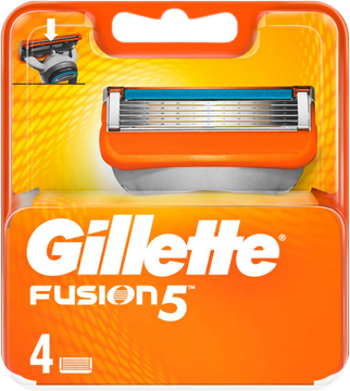 Gillette FUSION náhradní hlavice 4 ks