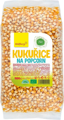 Wolfberry Kukuřice na popcorn BIO 1000 g