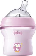 Chicco Láhev kojenecká Natural Feeling, dívka, 0m+, 150 ml