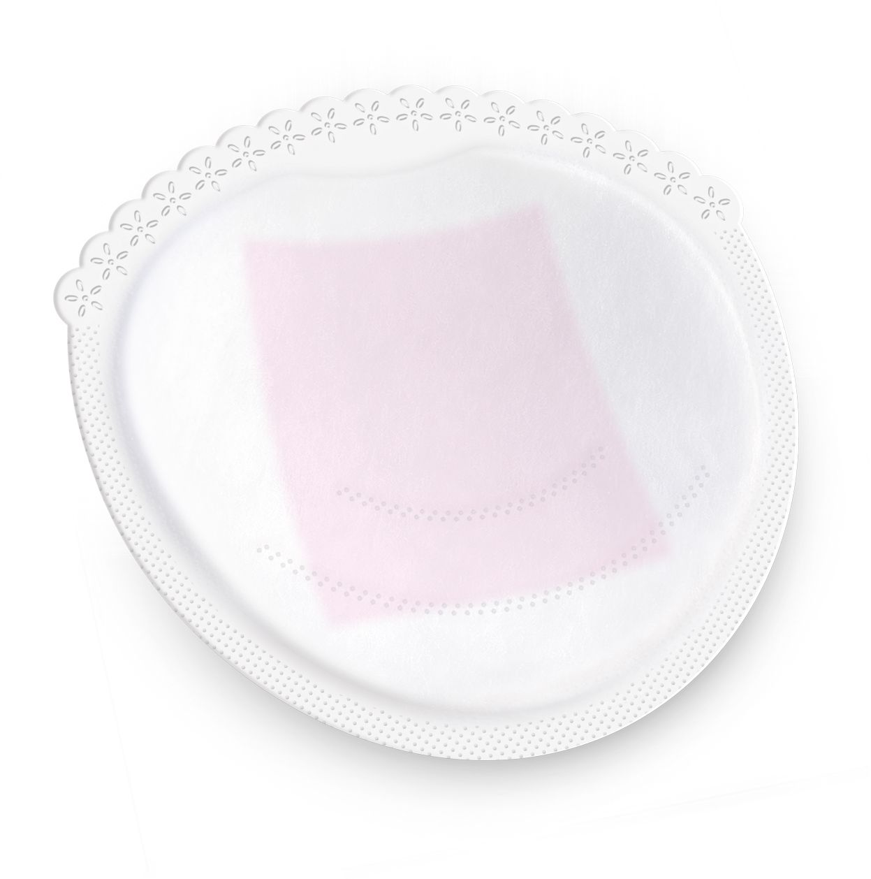 LOVI Vložky do podprsenky antibakteriální Discreet Elegance bílé 40 ks
