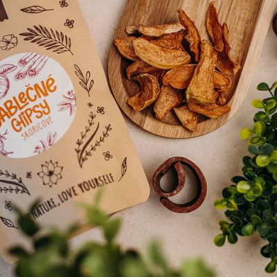 Natu Jablečné chipsy skořicové 45 g