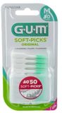 Gum Soft-Picks mezizubní kartáček gumový s fluoridy Medium 50 ks
