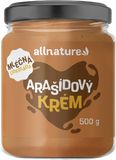 Allnature Arašídový krém s mléčnou čokoládou 500 g