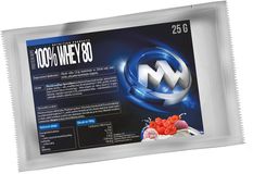 Maxxwin 100% WHEY 80 divoká malina 25 g