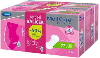 Molicare Premium Lady inkontinenční vložky 2 kapky 2 x 14 ks