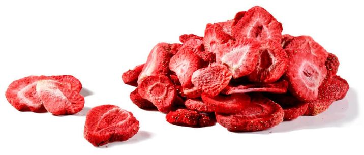 Natu Lyofilizované jahody plátky 20 g