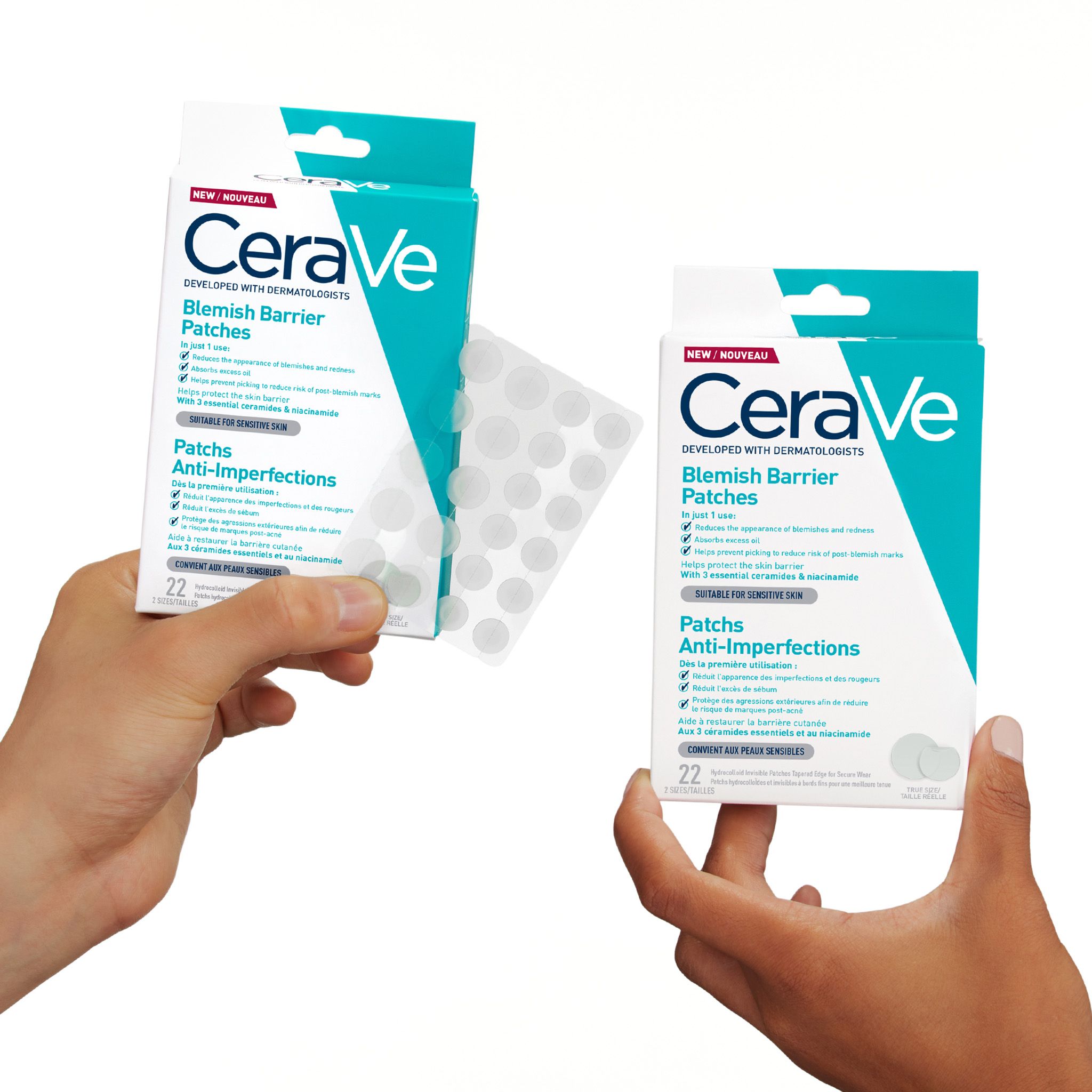CeraVe náplasti proti nedokonalostem s ceramidy a niacinamidem 22 ks