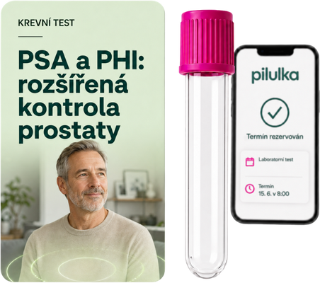 Unilabs PSA a PHI: rozšířená kontrola prostaty