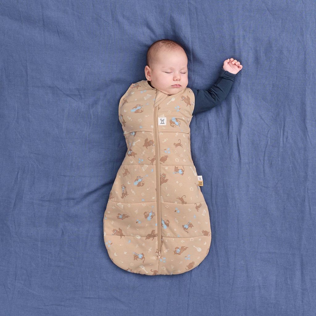 ERGOPOUCH Zavinovačka a pytel na spaní 2v1 Cocoon Melody 3-6m, 6-8kg, 2,5tog 1 ks