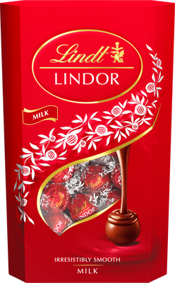 Lindt LINDOR čokoládové mléčné pralinky 600 g