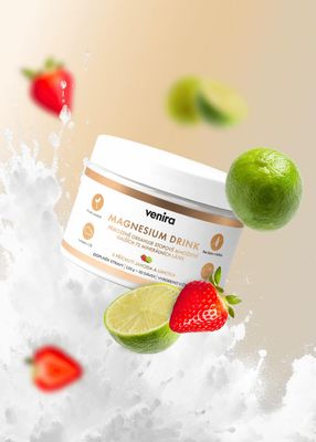 Venira Magnesium drink jahoda+limetka 120 g