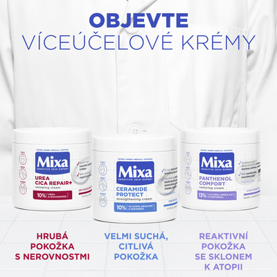 Mixa posilující tělová péče pro velmi suchou pokožku, 400 ml