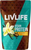 Livlife Vegan protein s příchutí vanilky 490 g