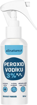 Allnature Peroxid vodíku 3%, 500 ml