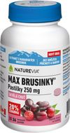 NatureVia Max brusinky Cran-max pastilky 36 pastilek