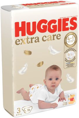 Huggies® Extra Care 3, 72 ks