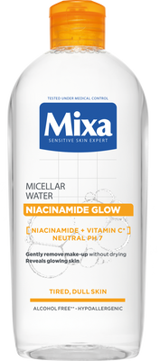 Mixa Niacinamide Glow Micelární voda 400 ml