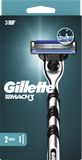 Gillette Mach3 holící strojek + 2 hlavice