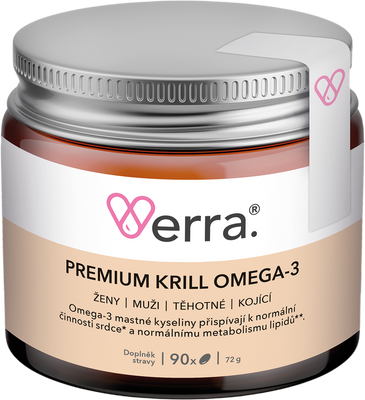 Verra Premium Krill Omega-3 90 měkkých tobolek