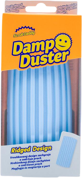 Scrub Daddy Houbička na utírání prachu Damp Duster modrá