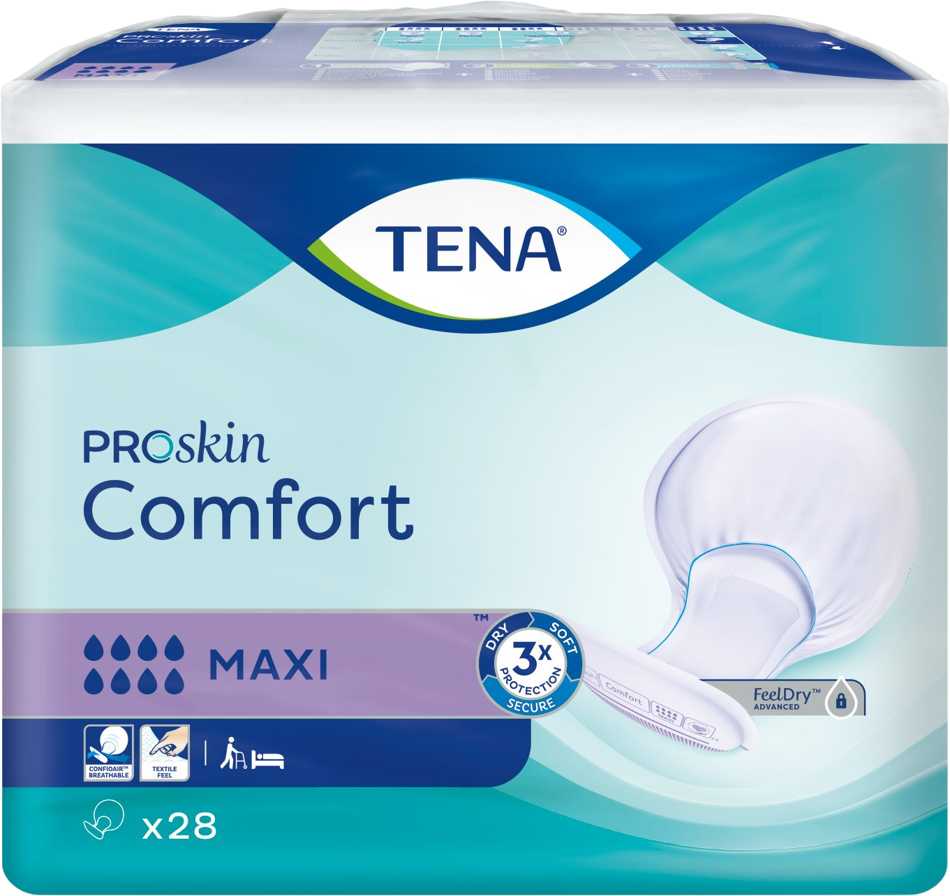 Tena Comfort Maxi Vkládací pleny 28 ks