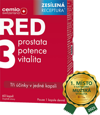 GS Cemio Red3 zesílené složení 60 kapslí