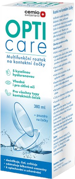 Cemio OPTIcare, multifunkční roztok na kontaktní čočky 380 ml