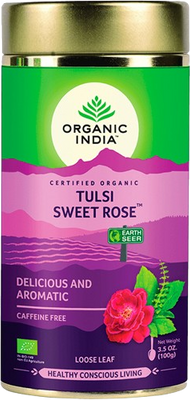 Organic India Sladká růže BIO, plech 50 x 2 g
