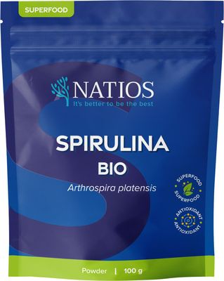 Natios Spirulina BIO prášek 100 g