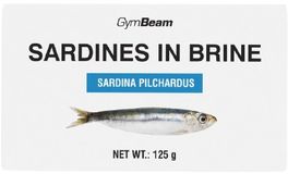 GymBeam Sardinky ve vlastní šťávě - 125 g