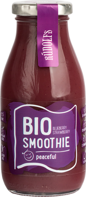 Rudolfs Smoothie Borůvka, jahoda BIO 260 ml