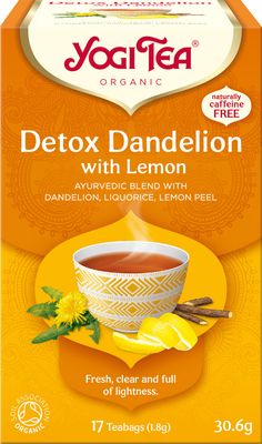 Yogi Tea Bio Detox s citrónem 17 x 1.8 g