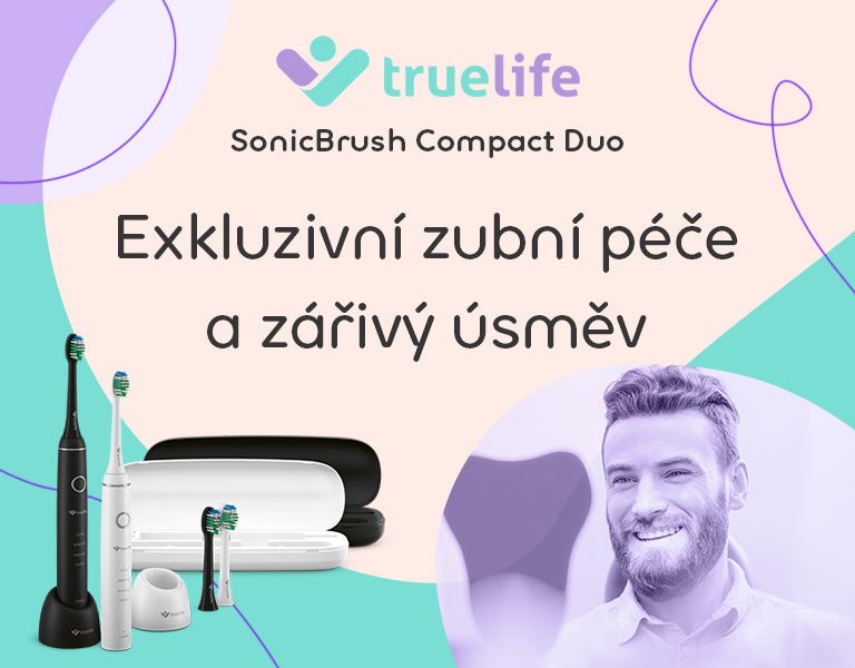 TrueLife, SonicBrush, Compact Duo, zubní kartáček
