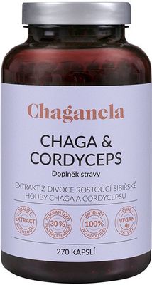 Chaganela Extrakt čagy s cordycepsem 270 kapslí